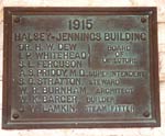 Plaque on Whitehead Building