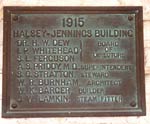 Plaque on Whitehead Building